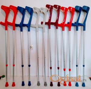 Štake, podlaktne, aluminijumske, KAO NOVE, podesavajuce